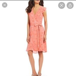 NWT Coral Wrap Dress - Size Large